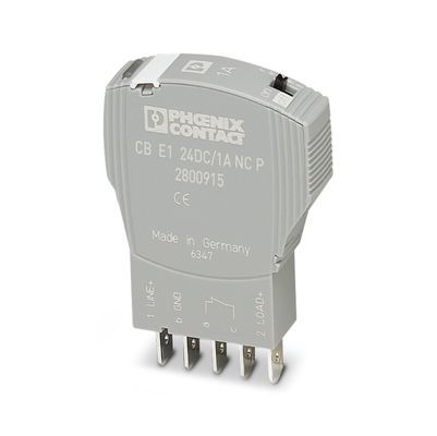 5 Pólos Número 2800915 CB E1 24DC/1A NC P Disjuntor de Equipamento Eletrônico Voltagem nominal 24 V DC