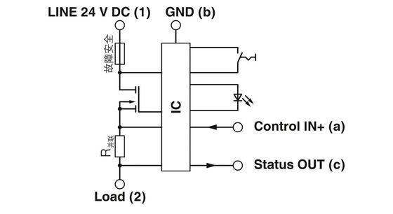 24 V DC 5 Pólos Número Interruptor de Equipamento Eletrônico CB E1 2800926 24DC/6A S-C P
