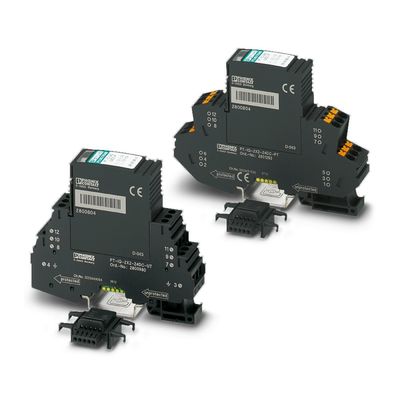 Protector contra sobretensões PT-IQ-4X1-24DC-PT para sistemas PT