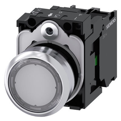 3SU1156-0AB70-1BA0 Botão metálico brilhante para o SIRIUS ACT momentâneo