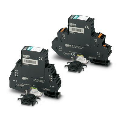 Protector contra sobretensão de 4 polos 2801291 PT-IQ-5-HF-5DC-PT para tensão nominal de 24 V CC