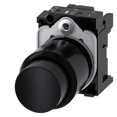 Botão elevado de plástico sem luz 3SU1200-0FB10-0AA0 para a unidade compacta SIRIUS ACT