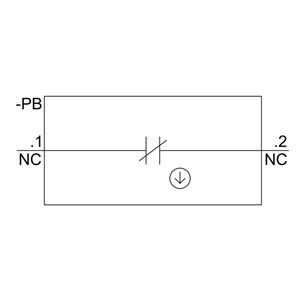 Modulo de contacto SIRIUS ACT para montagem frontal 3SU1400-1AA10-1CA0