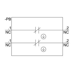 Módulo de contacto 2NC para PLC 3SU1400-1AA10-1EA0 Sirius ACT