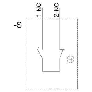 PLC 3SU1400-1AA10-3HA0 SIRIUS ACT Módulo de contato Terminal de montagem frontal com moagem de mola