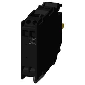 PLC 3SU1400-1AA10-3HA0 SIRIUS ACT Módulo de contato Terminal de montagem frontal com moagem de mola