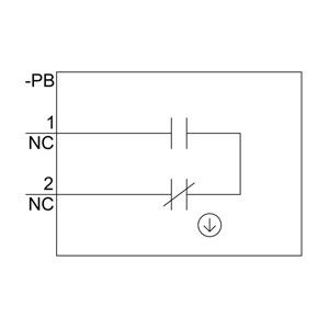 PLC 3SU1400-1AA10-3HA0 SIRIUS ACT Módulo de contato Terminal de montagem frontal com moagem de mola