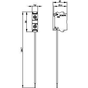 PLC 3SU1400-1CK10-1AA0 Módulo de ensaio LED SIRIUS ACT para montagem frontal e terminal de parafuso