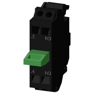 PLC 3SU1400-2AA10-3BA0 Módulo de contacto SIRIUS ACT com terminal 1NO com molas