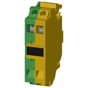 PLC 3SU1400-2DA43-3AA0 Módulo de fiação de suporte SIRIUS ACT Ideal para fiação verde/amarelo