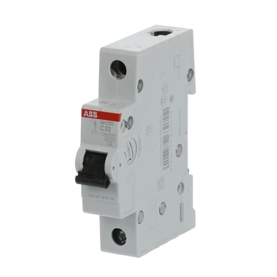 MCB SH201-C32 Interruptor de circuito em miniatura 1P 32A Adequado para várias aplicações