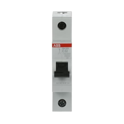 MCB SH201-C32 Interruptor de circuito em miniatura 1P 32A Adequado para várias aplicações