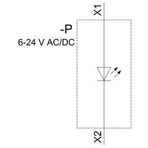 PLC 3SU1401-1BG40-1AA0 Módulo LED SIRIUS ACT com terminal de parafuso e montagem frontal