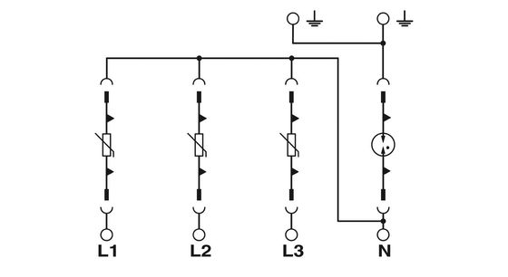 VAL-MS 230/3 1 Protetor de sobrecarga tipo 2 A solução definitiva para sistemas de 4 polos AC de 230 V