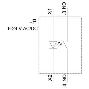 PLC 3SU1501-1AG40-1BA0 SIRIUS ACT Holder e Módulo 3 Localizações A 6-24V AC/DC Screw Terminal 1NO