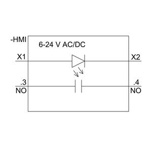 PLC 3SU1501-1AG40-1BA0 SIRIUS ACT Holder e Módulo 3 Localizações A 6-24V AC/DC Screw Terminal 1NO