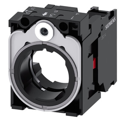 3SU1550-1AA10-1CA0 SIRIUS ACT Holder e módulo universal de plástico metálico 3 lugares um terminal de parafuso 1NC