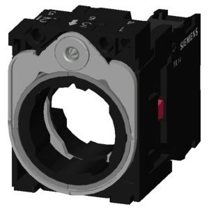 3SU1550-1AA10-1CA0 SIRIUS ACT Holder e módulo universal de plástico metálico 3 lugares um terminal de parafuso 1NC