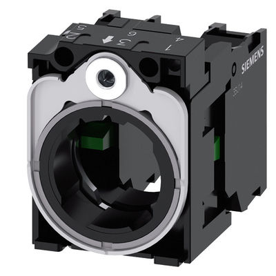 PLC de metal plástico universal 3SU1550-1AA10-1NA0 com 2NO SIRIUS ACT Holder e módulo