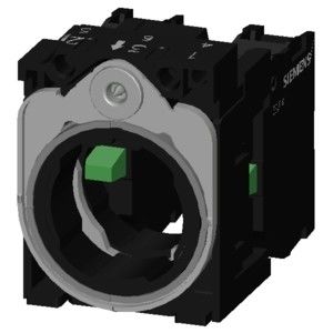 PLC de metal plástico universal 3SU1550-1AA10-1NA0 com 2NO SIRIUS ACT Holder e módulo