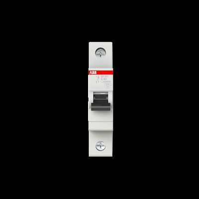 BCD Curva C MCB SH201-C63 Interruptor de circuito em miniatura 1P 63 A Capacidade de ruptura