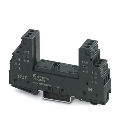1 Pólo 2839363 PT 4X1-BES Protector de surto Base Voltagem nominal 4X1-BE