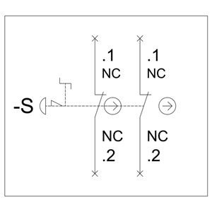Revestimento para dispositivos de comando PLC 3SU1801-0NB00-2AC2 Botão de parada de emergência de cogumelo
