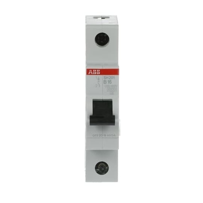 1P B 20 A Capacidade de ruptura MCB SH201-B20 Interruptor de circuito em miniatura 20A Corrente nominal
