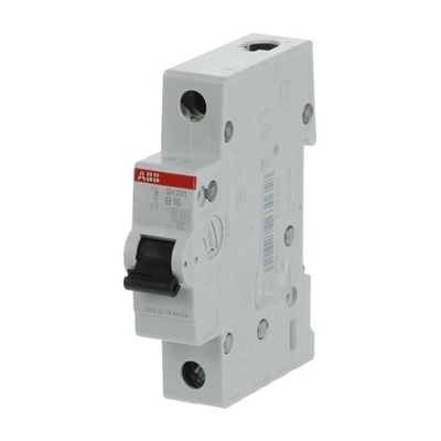 1P B 20 A Capacidade de ruptura MCB SH201-B20 Interruptor de circuito em miniatura 20A Corrente nominal