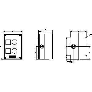 PLC 3SU1802-0AA00-0AB1 Casas SIRIUS ACT cinza para pontos de comando de plástico de superfície 2