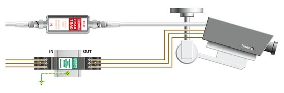 Base de proteção contra sobretensão de tensão nominal de 48 V CC 2856126 PT 1X2 F-BE com 1 pólo