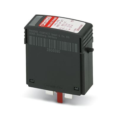 Voltagem nominal AC de 350 V 2856595 VAL-MS 350 VF ST Protector contra sobretensões de tipo 2 com 2 polos