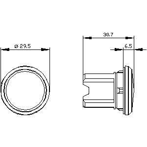 PLC 3SU1900-0FA10-0AA0 SIRIUS ACT Acessórios Plug de plástico preto