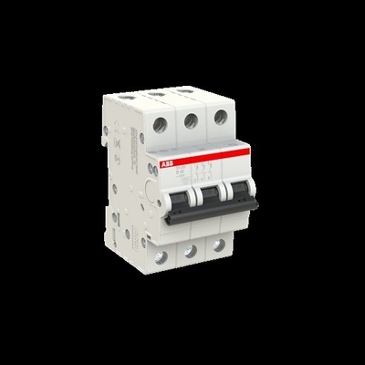 MCB SH203-B40 Interruptor de circuito em miniatura 3P B 40A BCD Curva B Frequência nominal Hz 50 Fácil