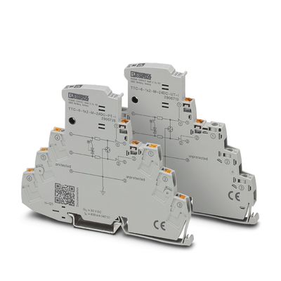 TTC-6-1X2-M-24DC-PT-I Protetor contra sobretensões de fácil instalação Voltagem nominal 24 V DC