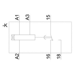 Teoria do relé de tensão PLC 7PV1512-1AQ30 com relé de tempo ON-delay 1 Switch-Over Relay