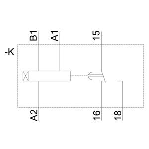 PLC 7PV1518-1AJ30 Relais de tempo Relais de tempo com carga de contato 83.00 x 90.00 x 22.00MM