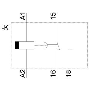 PLC 7PV1540-1AW30 Relais de tempo Relais de tempo com 82.00 x 90.00 x 22.00MM Tamanho e carga de contato