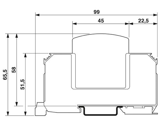 2858577 VAL-MS 320/3 1-FM Protector contra sobretensões de tipo 2 com 230 V AC a 4 polos