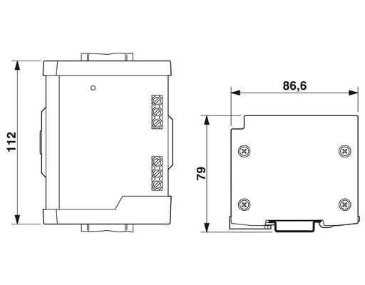 Dispositivo de protecção contra ondas eletromagnéticas por filtro EMC SFP 1-20/230AC para sistema de protecção eléctrica