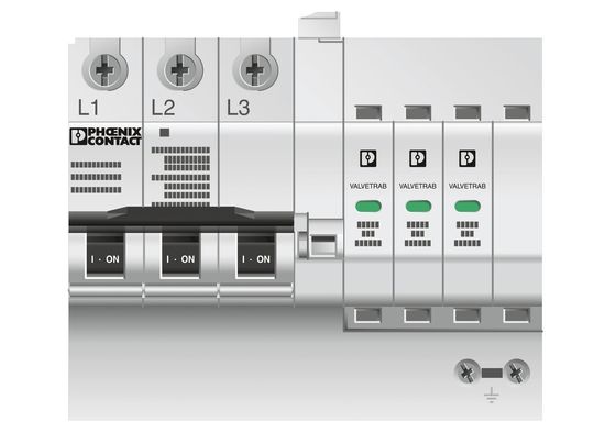 2882776 VAL-CP-MCB-3C-350/40/FM Protector contra sobretensões do tipo 2 para as suas necessidades