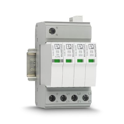 175-FM VAL-SEC-T2-3S Protector contra sobretensões de tipo 2 para 5 V AC a 250 V AC e 125 V DC 1 Polo