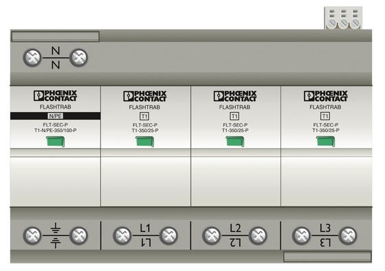 2905421 FLT-SEC-P-T1-3S-350/25-FM Tipo 1 2 Protector combinado contra sobretensões para o seu benefício