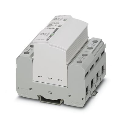 Tipo de contacto Phoenix 1 2 Protector combinado contra sobretensões Proteção contra sobretensões para sistemas solares