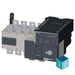 400A 4 Pólos RTSE/ATSE Dispositivos básicos Equipamento de comutação de transferência 3KC8442-0DA22-0GA3