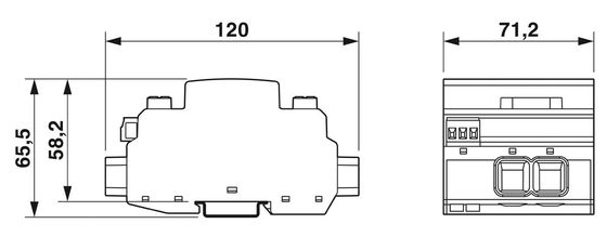 2905640 VAL-MB-T2 1500DC-PV/2 V-FM Protector contra sobretensões tipo 2 4 polo com e desempenho