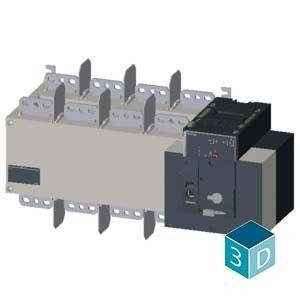 1600A 4 polos ATSE PLC 3KC8454-0HA22-0GA3 para equipamento de comutação de transferência de dispositivos básicos