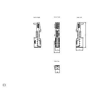 SIMATIC ET 200SP Base-Unit BU20-P12 A0 4B PLC avançado 6ES7193-6BP20-0BB1 Design