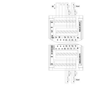 Modulos de entrada analógicos avançados 6ES7231-4HF32-0XB0 SM 1231 AI para automação industrial