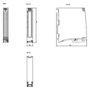 Sistemas de controlo industrial Módulo de entrada analógica 6ES7531-7QD00-0AB0 4 canais para PLC